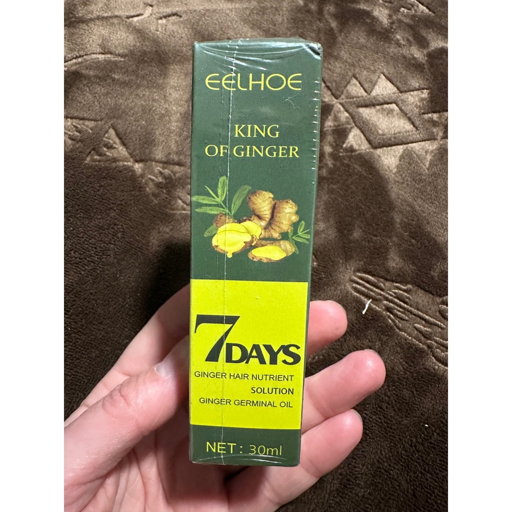 NWT Eelhoe 7 Days Ginger Hair Nutrient Solution 30ml Green